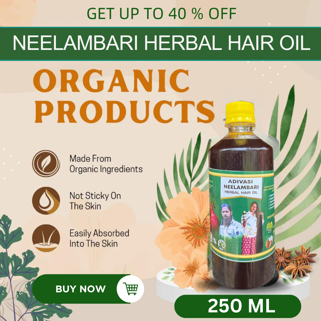 Adivasi Neelambari Herbal Hair Oil with (4.9 ⭐⭐⭐⭐⭐ 42,553k+ REVIEWS) Globally